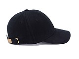 CHRIS six panel cap, black