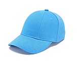 CHRIS six panel cap, light blue