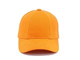 CHRIS six panel cap, orange