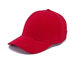 CHRIS six panel cap, red