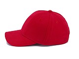 CHRIS six panel cap, red