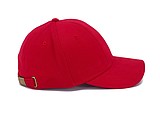 CHRIS six panel cap, red