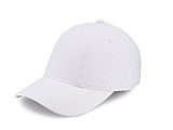 CHRIS six panel cap, white