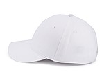 CHRIS six panel cap, white