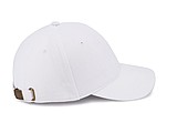 CHRIS six panel cap, white