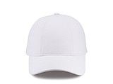 CHRIS six panel cap, white
