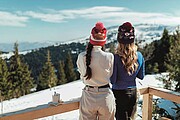 Christmas knitted beanie
