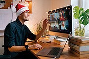 Christmas knitted beanie