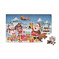 Christmas puzzle in tin box