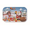Christmas puzzle in tin box