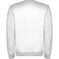 Clasica unisex crewneck sweater, ash white melange
