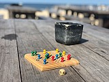 Classic game made of wood
