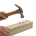 Claw hammer, silver|brown