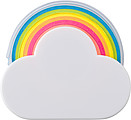 Cloud and rainbow memo tape dispenser