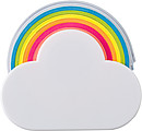 Cloud and rainbow memo tape dispenser