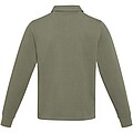 Clyde unisex organic rugby polo sweatshirt, green