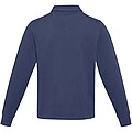 Clyde unisex organic rugby polo sweatshirt, navy