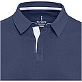 Clyde unisex organic rugby polo sweatshirt, navy