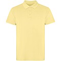 Cobain short sleeve unisex polo, yellow