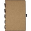 Cobble A5 wire-o recycled cardboard notebook with stone paper