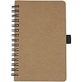 Cobble A6 wire-o recycled cardboard notebook with stone paper