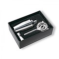 Cocktail set, shiny silver
