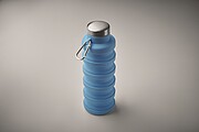 Collapsible bottle 500ml, baby blue