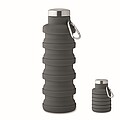 Collapsible bottle 500ml, stone grey
