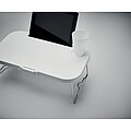 Collapsible silicone picnic basket with PP table top