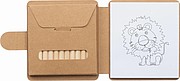 Coloring book with 12 colored pencils