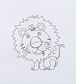 Coloring book with 12 colored pencils