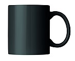 Coloured ceramic mug in box