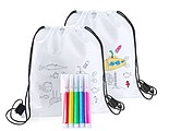colouring drawstring bag