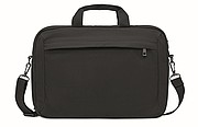 Computer bag in washed canvas