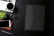 Conference folder A4, black