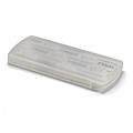 Container with plasters, transparent