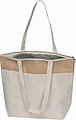 Cooler bag made of 200g cotton and laminated jute