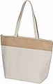 Cooler bag made of 200g cotton and laminated jute
