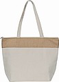Cooler bag made of 200g cotton and laminated jute