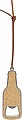 Corck bottle opener, brown