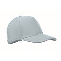 Corduroy 5 panel baseball cap, baby blue