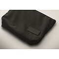 Corduroy cosmetic bag, black