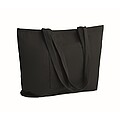 Corduroy large shopping bag, black