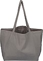 Corduroy tote bag Tino, grey
