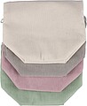 Corduroy zippered cosmetic pouch Tia, beige