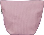 Corduroy zippered cosmetic pouch Tia, pastel pink
