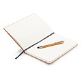 Cork A5 notebook with bamboo pen including stylus