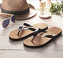 Cork beach slippers L