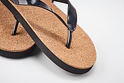 Cork beach slippers L