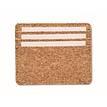 Cork cardholder with RFID, beige